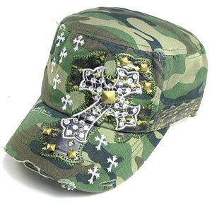 Cameo Cross Bling Cap